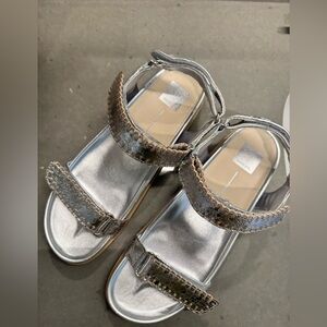 Dolce Vita Size 12 Sandals in Silver NWOT